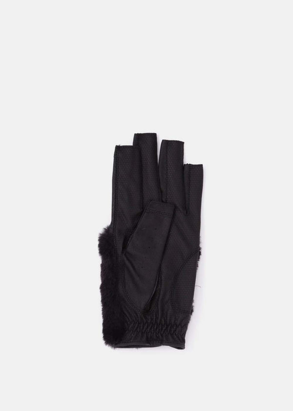 MASTER BUNNY EDITION Black Nail-through Gloves - NOBLEMARS