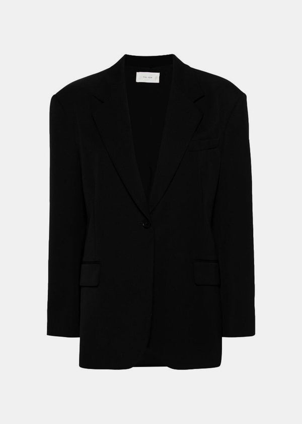 THE ROW Black Vipper Single-Breasted Blazer - NOBLEMARS