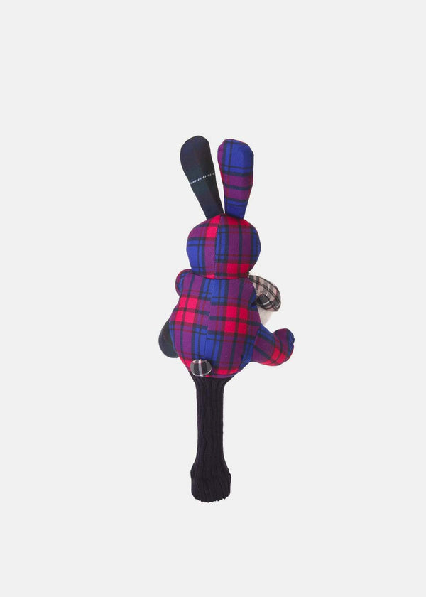 PEARLY GATES Blue Check Stuffed Toy Head Cover For Fairway Wood - NOBLEMARS