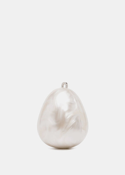 rochas Simone Rocha: White Pearl Daisy Clutch, SSENSE Canada