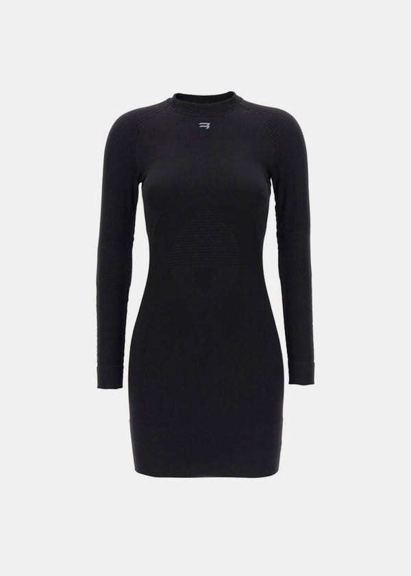 Balenciaga Black Long Sleeve Mini Tight Dress - NOBLEMARS