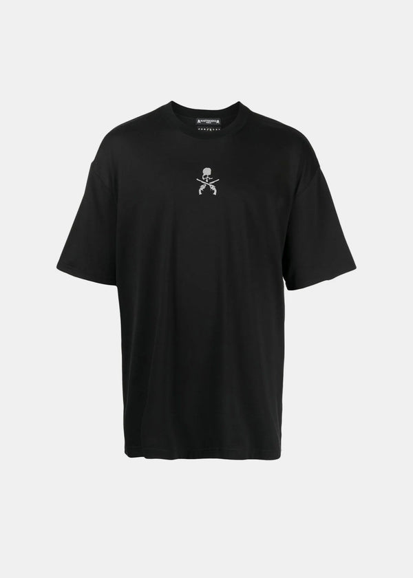 Mastermind World Black Logo-Print T-Shirt - NOBLEMARS