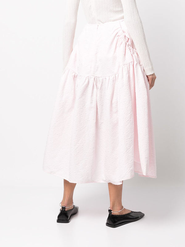 CECILIE BAHNSEN WOMEN PANELLED SKIRT WITH GATHERED POCKETS - NOBLEMARS