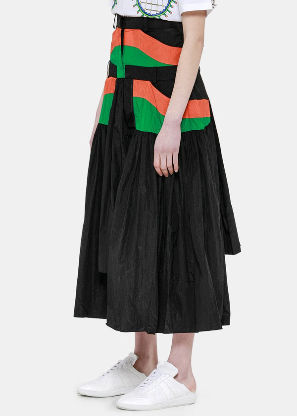 Laurence & Chico Multicolor Panelled Skirt - NOBLEMARS