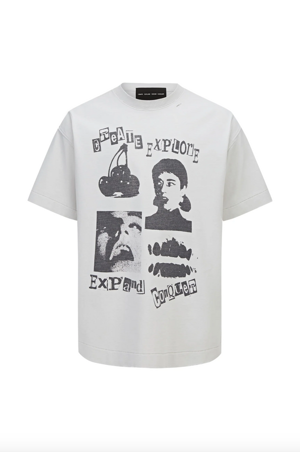 CEEC Dadaism Rock Collage T-shirt - NOBLEMARS