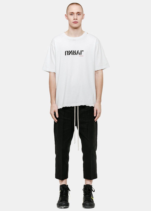 Unravel Project Beige Vintage J Skate T-Shirt