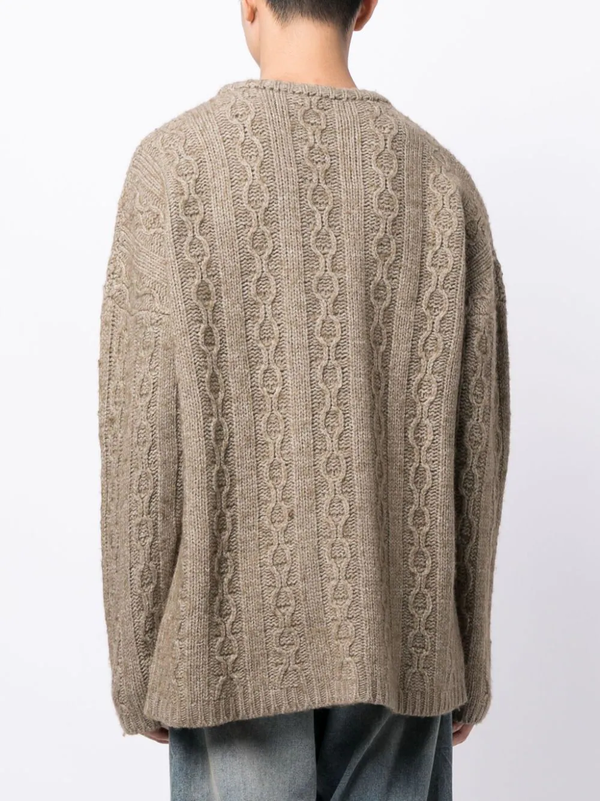 OUR LEGACY MEN POPOVER ROUNDNECK SWEATER - NOBLEMARS
