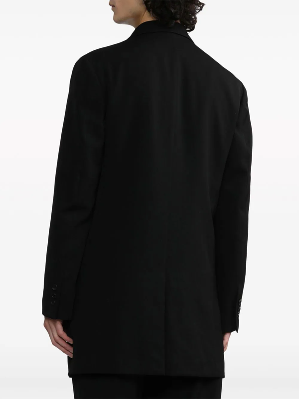YOHJI YAMAMOTO POUR HOMME DOUBLE COLLAR 3-BUTTON SINGLE BREASTED JACKET - NOBLEMARS