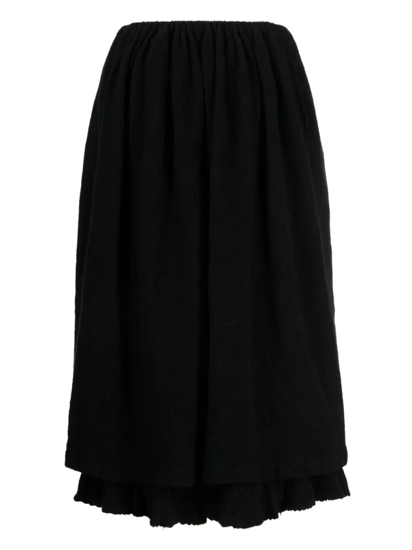 TAO COMME DES GARCONS Women Yarn Dyed Wool Skirt - NOBLEMARS