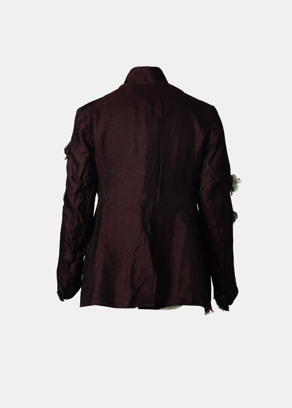 Elena Dawson Red Wool W.9x Hacking Jacket - NOBLEMARS