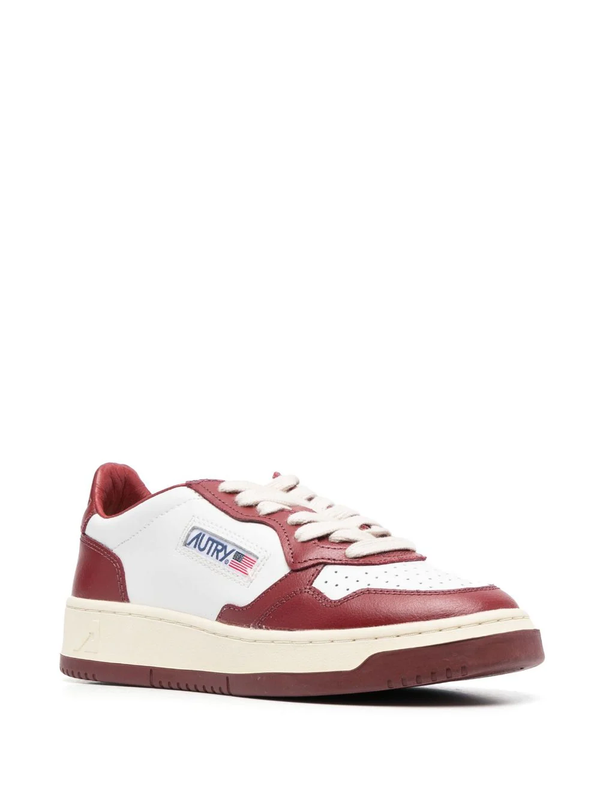 AUTRY WOMEN MEDALIST LOW LEATHER SNEAKERS - NOBLEMARS