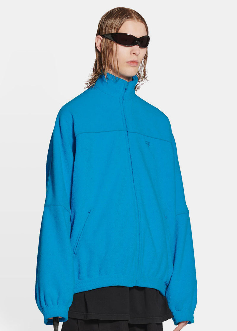 Balenciaga Blue Fleece Tracksuit Jacket