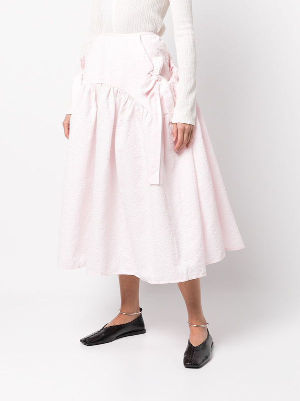 CECILIE BAHNSEN WOMEN PANELLED SKIRT WITH GATHERED POCKETS - NOBLEMARS