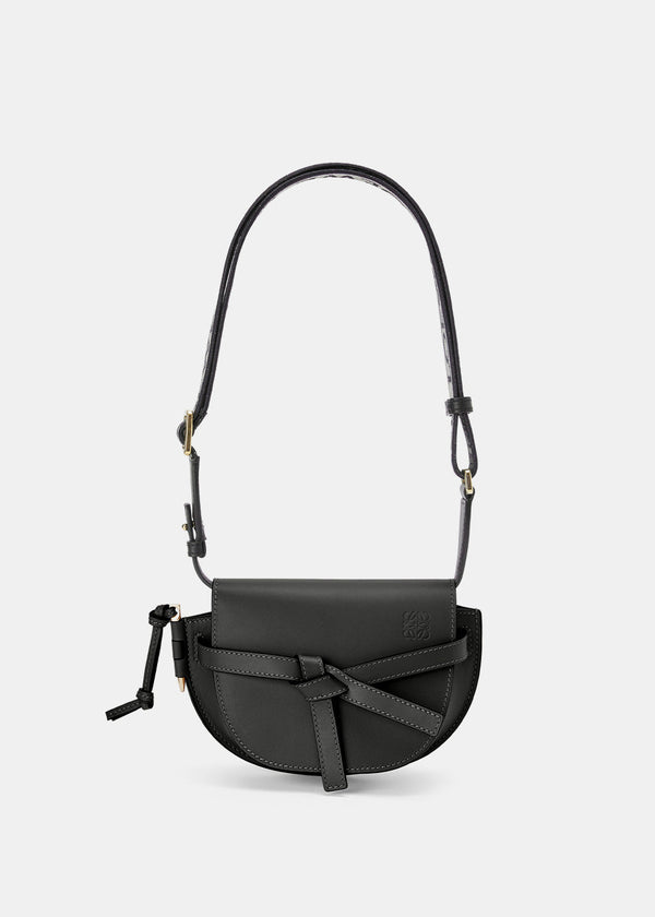 Loewe Black Mini Gate Dual Bag - NOBLEMARS