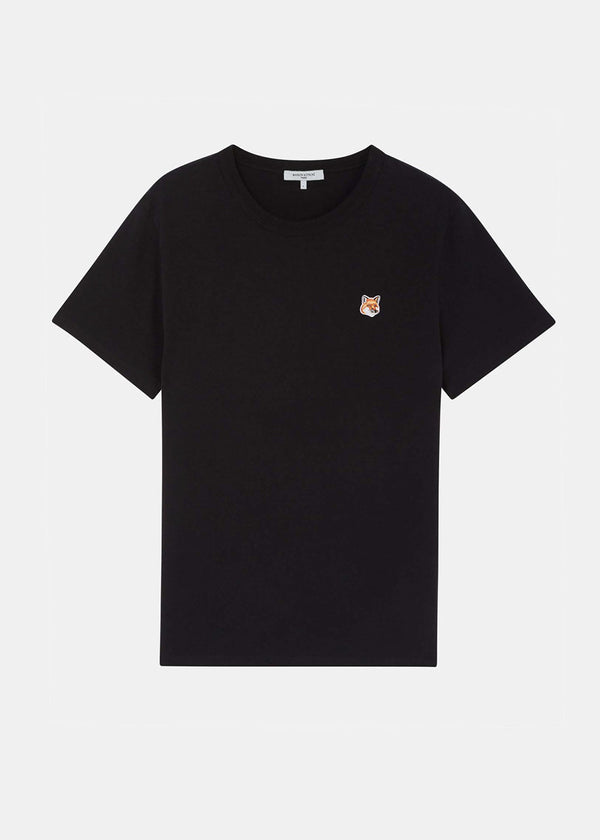 MAISON KITSUNE Black Fox Head Patch T-Shirt
