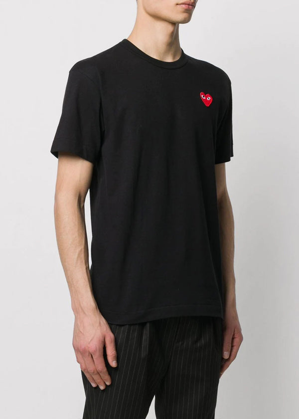 Comme Des Gar?ons Play Black Red Heart T-Shirt - NOBLEMARS