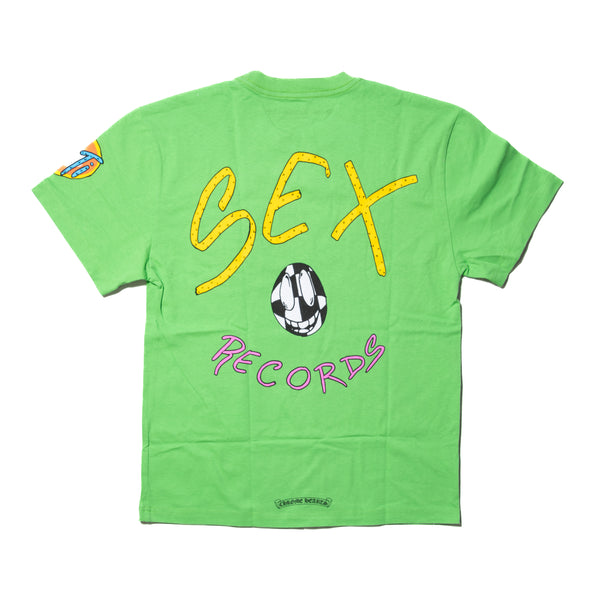 Chrome Hearts Matty Boy Sex Records T-Shirt Green - NOBLEMARS