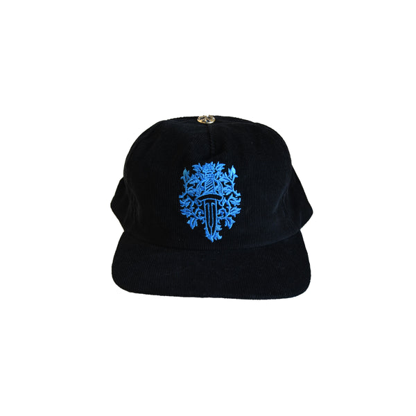 CHROME HEARTS CORDUROY DAGGER LOGO HAT – OBTAIND