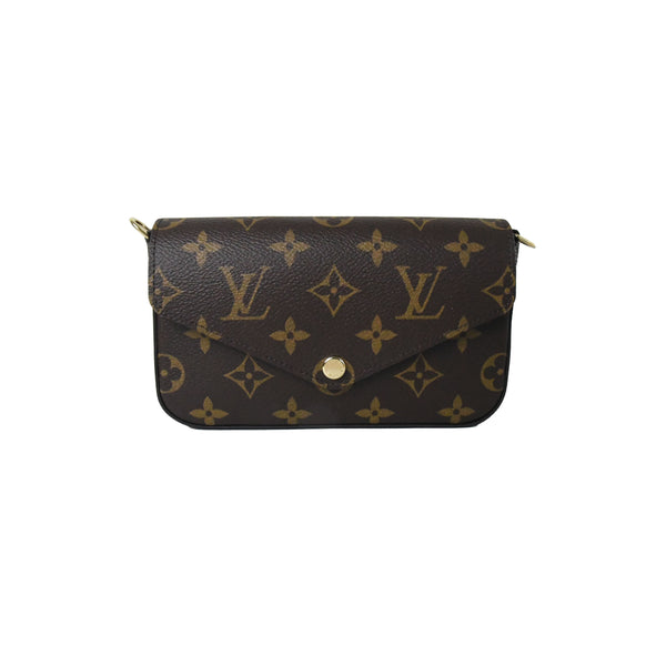 Louis Vuitton Felicie Strap & Go Khaki Monogram Green - NOBLEMARS