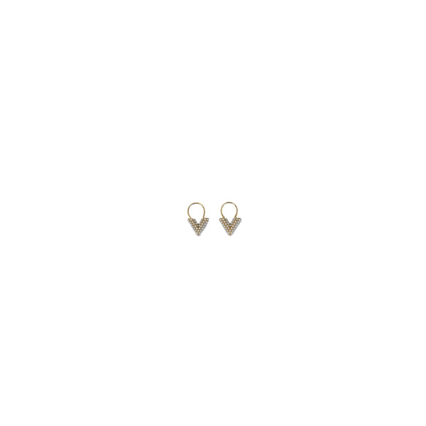 LV Essential V Perle Earrings in Gold HW – Brands Lover