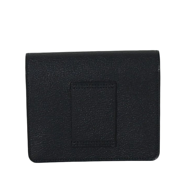 Hermes Roulis Slim Wallet Palladium Hardware Black-NOBLEMARS