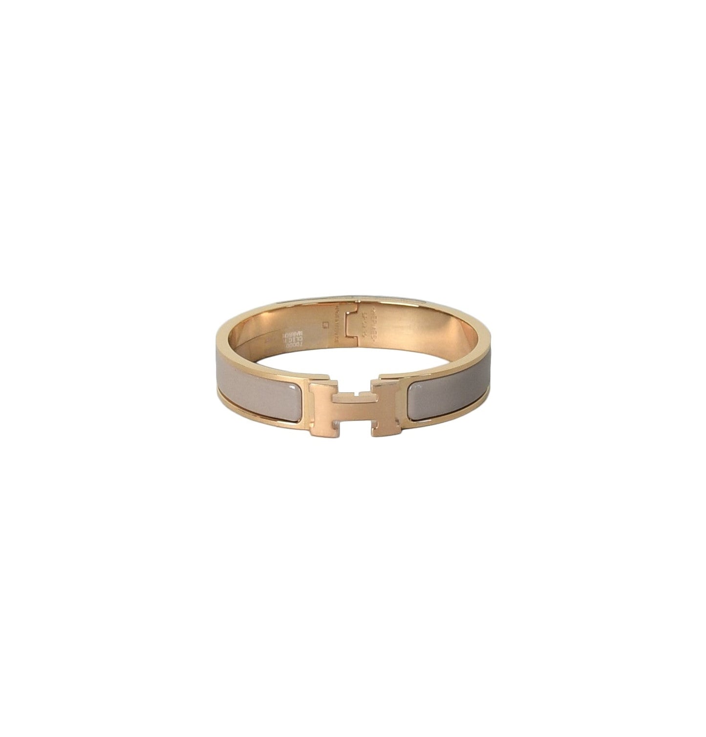 Hermes Clic H Bracelet PM Gold Hardware Marron Glace-NOBLEMARS