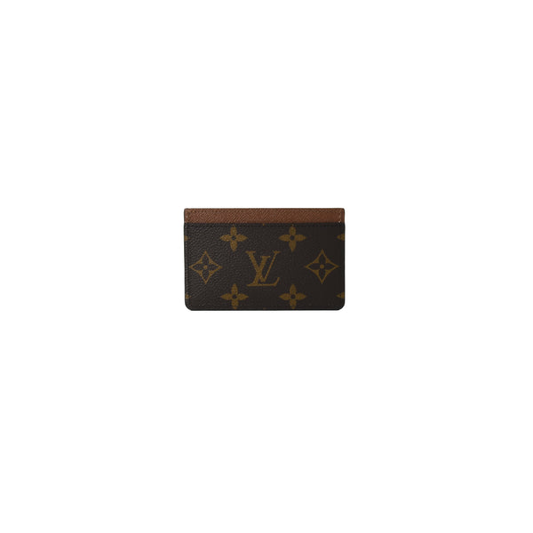 Louis Vuitton Lv Card Case M61733 Monogram Brown