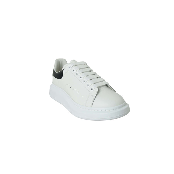 Alexander Mcqueen Larry Leather Sneaker White Black - NOBLEMARS