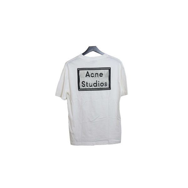 Acne Studios Stitched Back Logo T-Shirt White