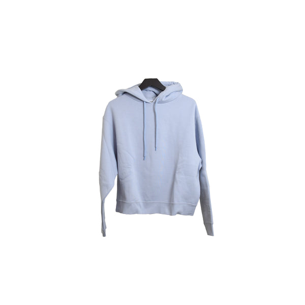 Alexander Wang Foundation Terry Hoodie W/Puff Paint Logo Xenon Blue - NOBLEMARS