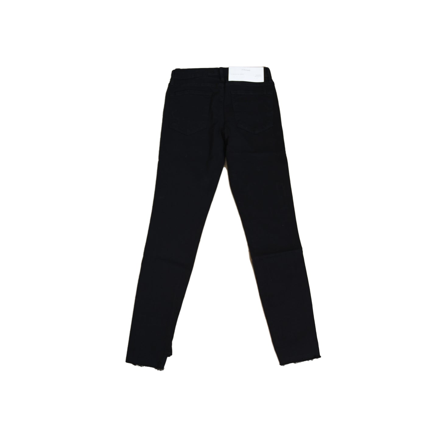 Frame Le Skinny De Jeanne Mid Rise Skinny Fit Black - NOBLEMARS