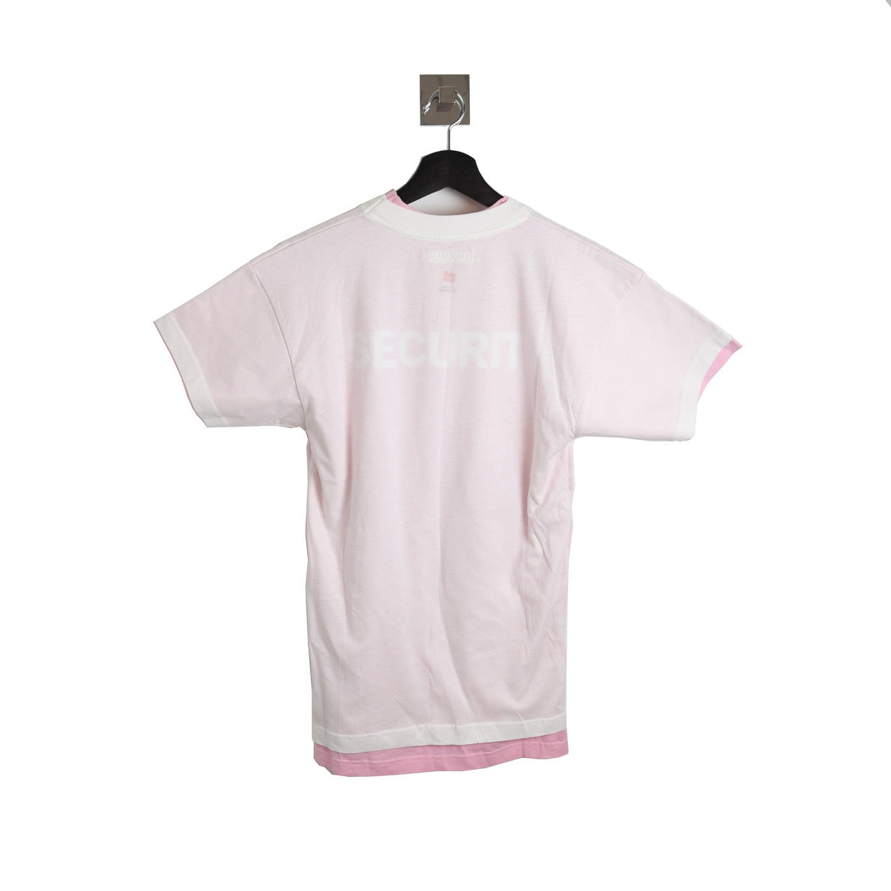 Vetements x Hanes Double Layered Tee Pink - NOBLEMARS