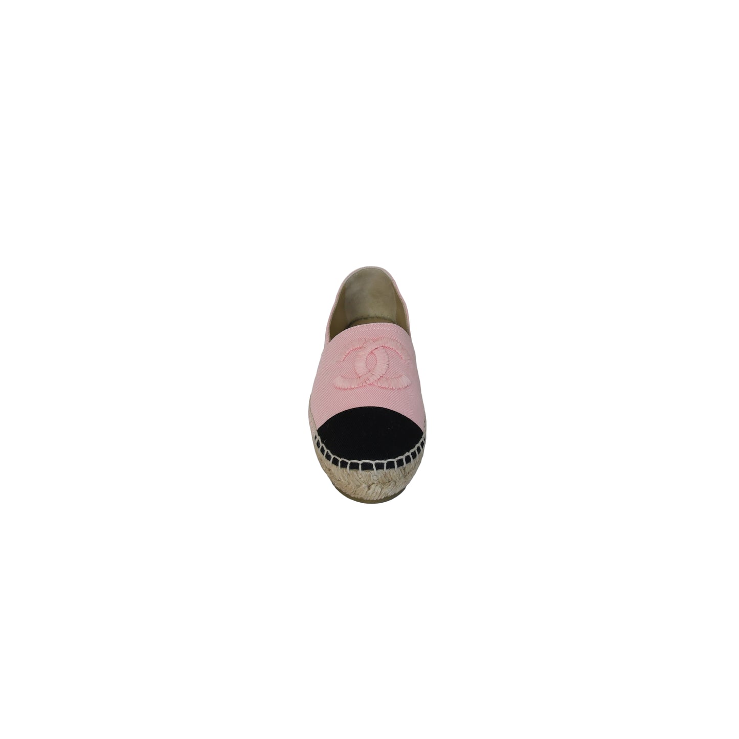 Chanel Denim Espadrilles Pink Black
