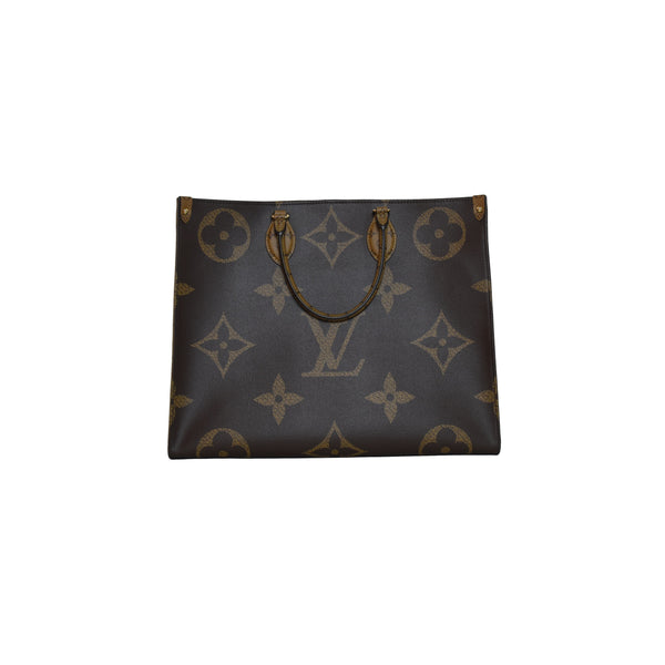 Louis Vuitton On The Go Monogran Tote Bag GM Brown - NOBLEMARS