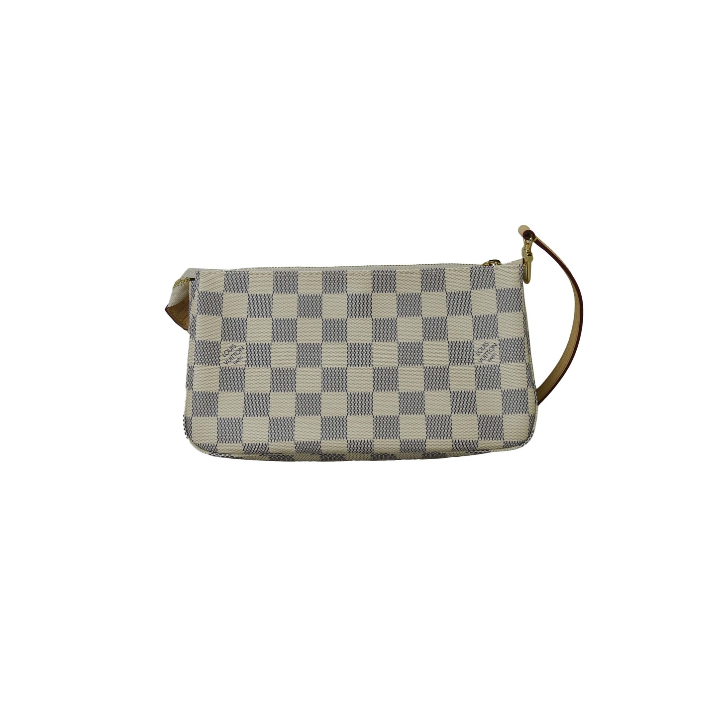 Louis Vuitton Pochette Accessories Damier Azur White - NOBLEMARS