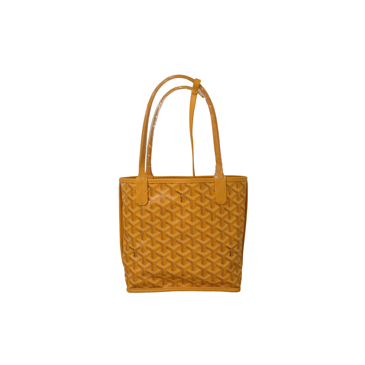 Goyard Anjou Reversible Mini Canvas Tote Yellow - NOBLEMARS