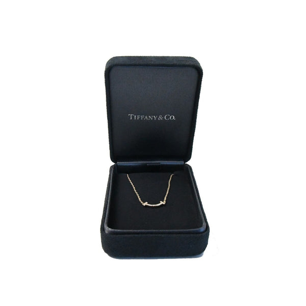 Tiffany Smile Pendant Necklace Rose Gold - NOBLEMARS