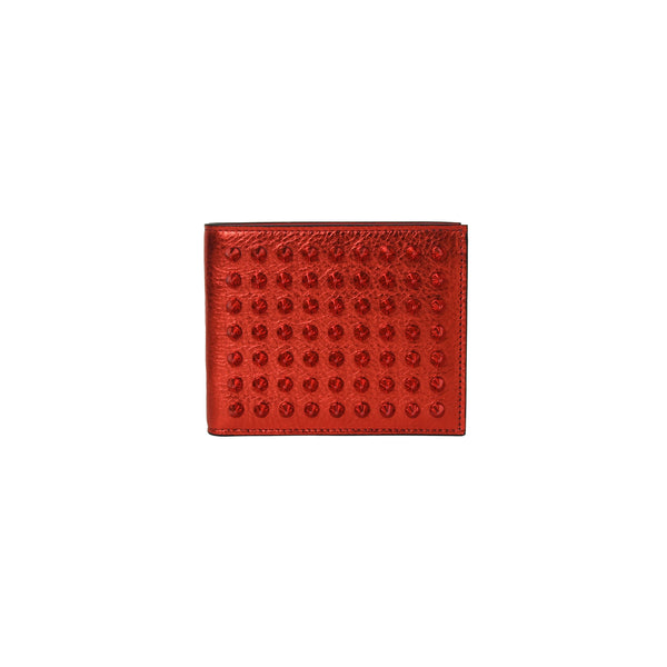 Christian Louboutin Leather Bi Fold Wallet Red - NOBLEMARS