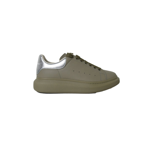 Alexander Mcqueen New Napa Soft Sneakers Silver Beige - NOBLEMARS