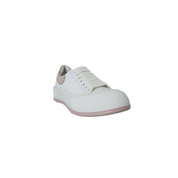 Alexander Mcqueen Tessuto Gomma Sneakers White Blossom - NOBLEMARS