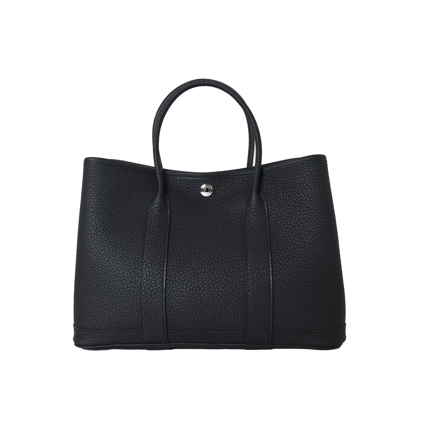 Hermes Garden Party 30 Palladium Hardware Black