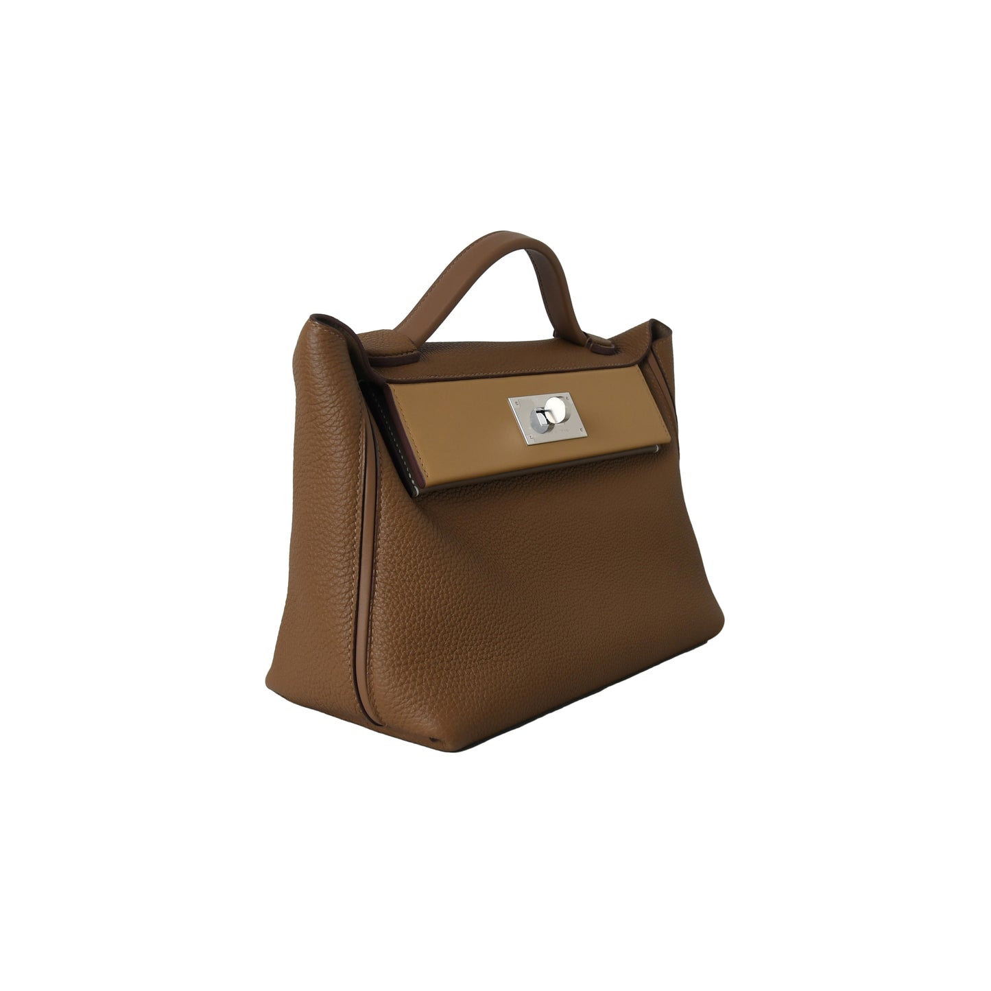 Hermes 24/24 Bag Palladium Hardware Biscuit Etoupe Alezan