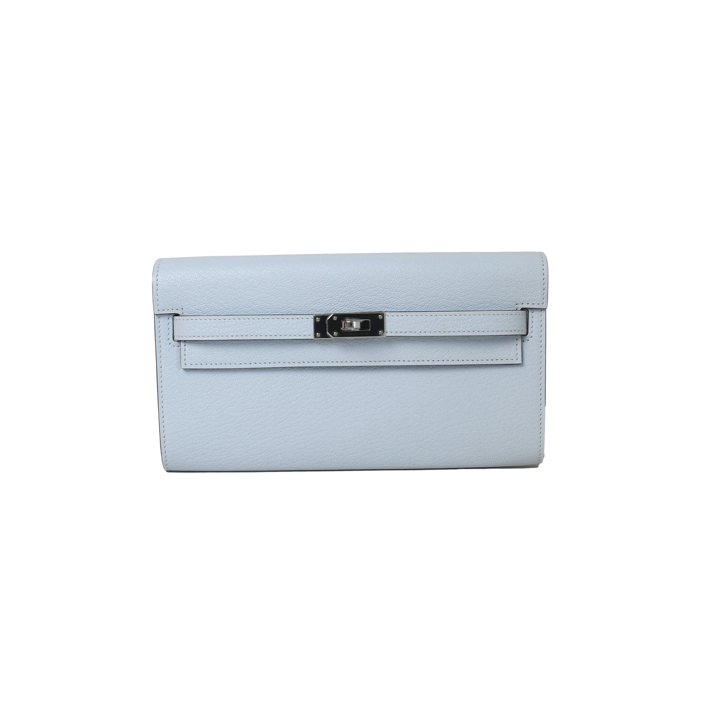 Hermes Kelly To Go Mysore Palladium Hardware Bleu Brume - NOBLEMARS