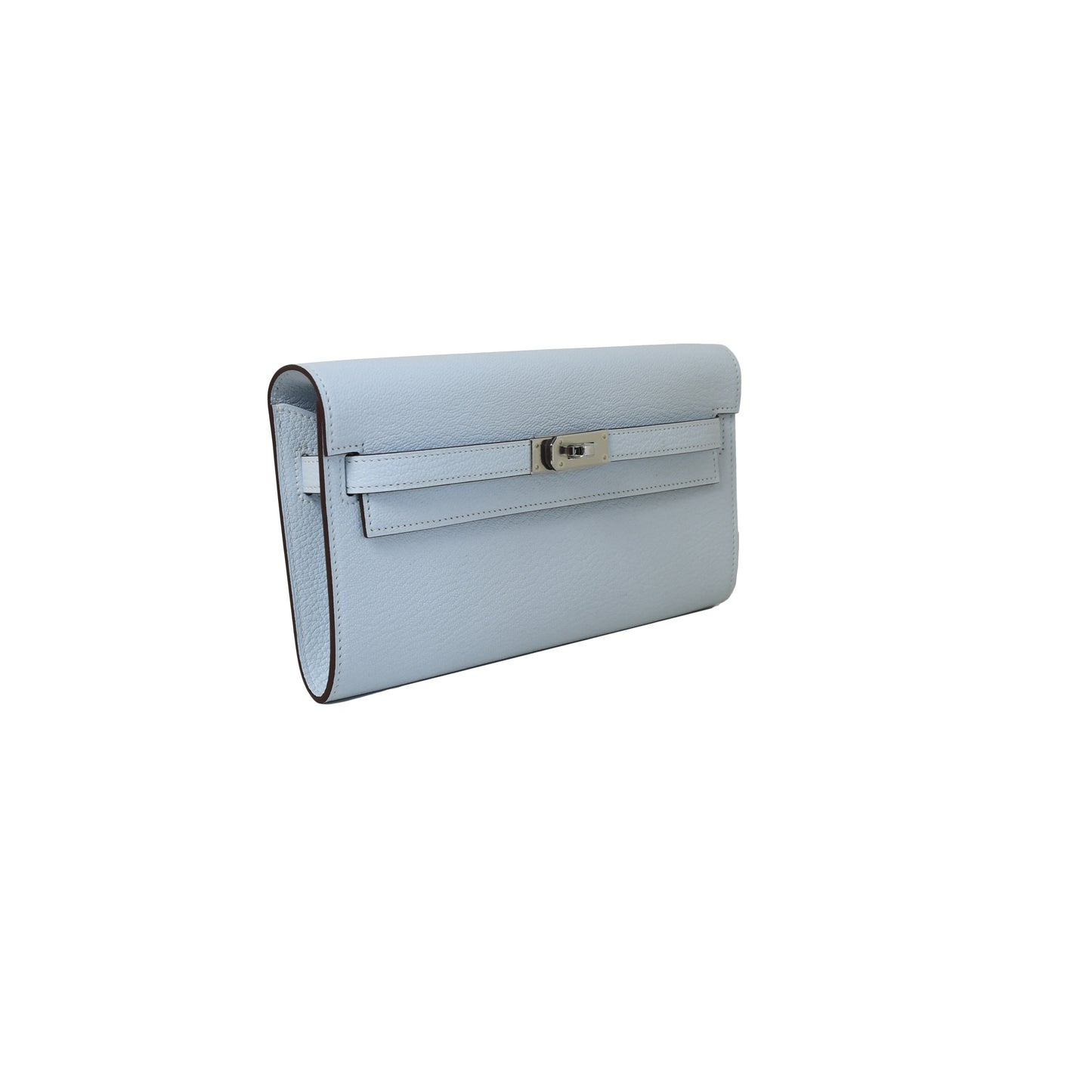 Hermes Kelly To Go Mysore Palladium Hardware Bleu Brume - NOBLEMARS