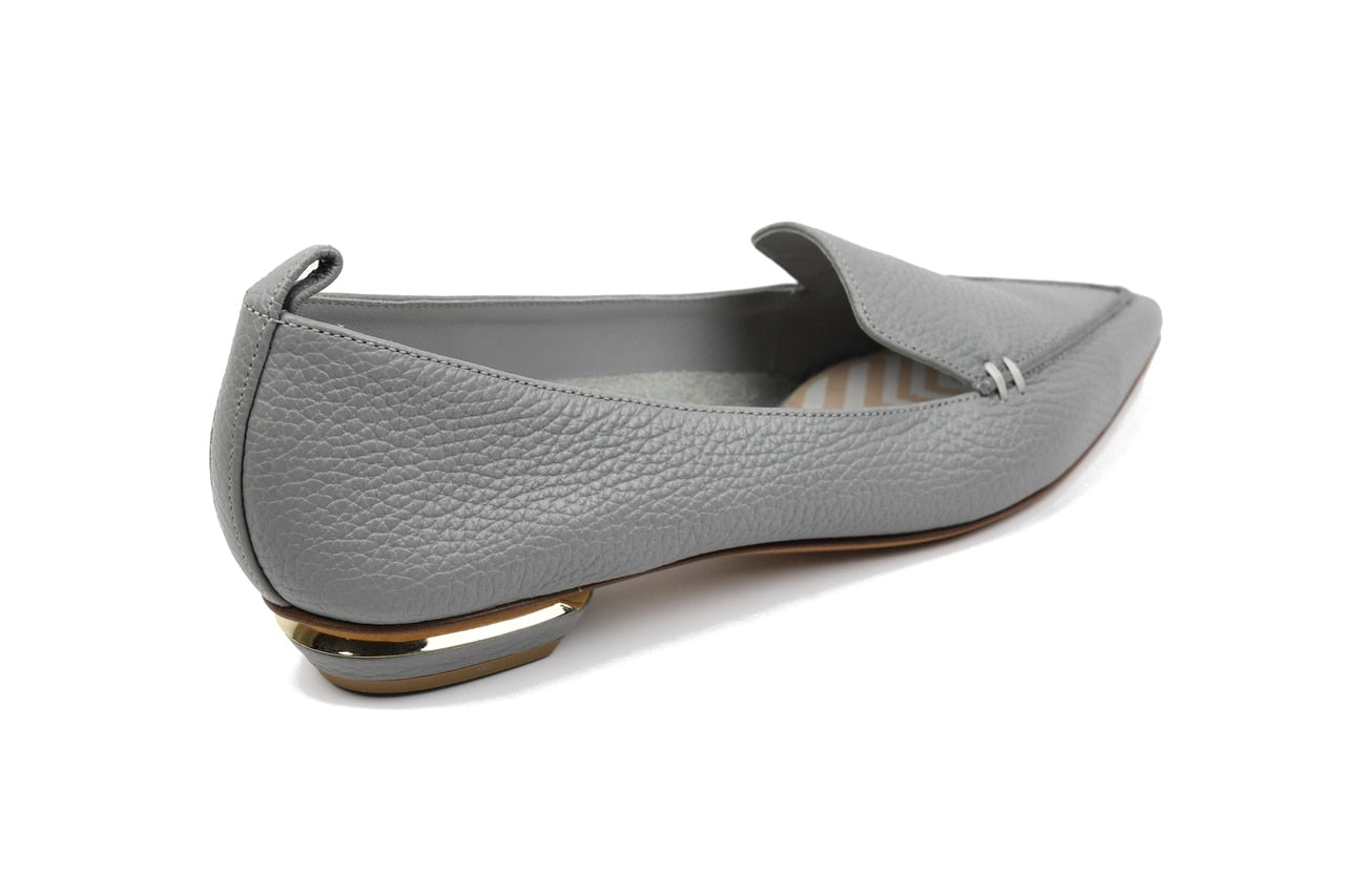 Nicholas Kirkwood Grey Beya Bottalato Loafer - NOBLEMARS