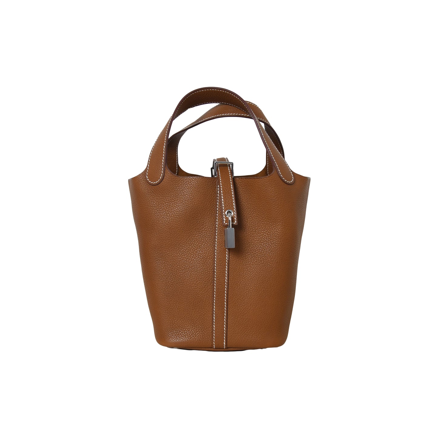 Hermes Picotin 18 Barenia Faubourg Palladium Hardware Fauve