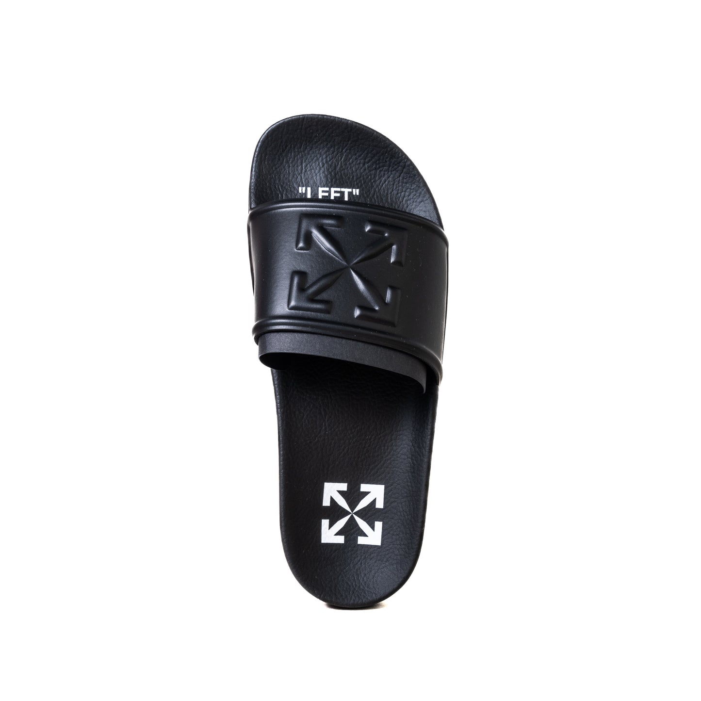 Off-White Arrow Rubber Slides - NOBLEMARS