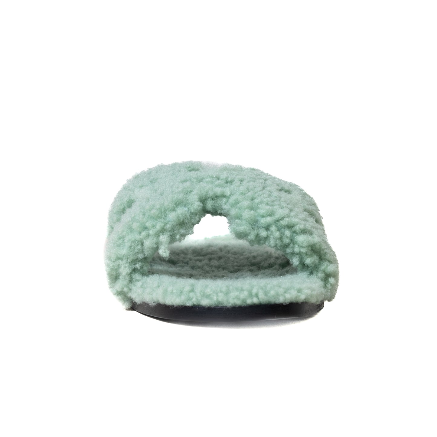 Hermes Oran Teddy Sandals Vert D’Eau - NOBLEMARS