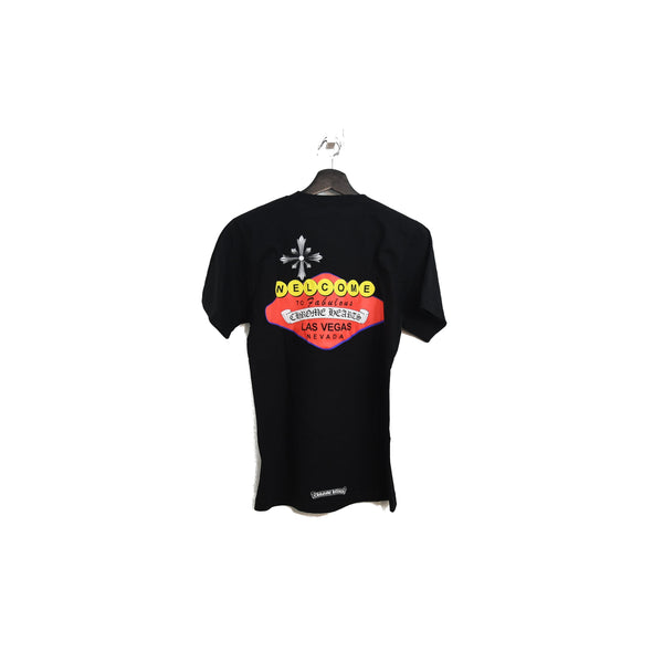 Chrome Hearts Colored Las Vegas Sign T-Shirt Black - NOBLEMARS