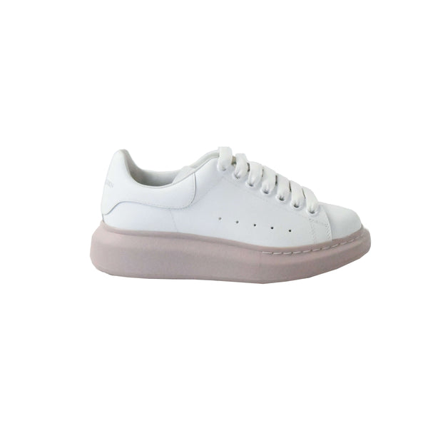 Alexander Mcqueen Pelle S Gomm Larry Colored Sole White Patchouli - NOBLEMARS
